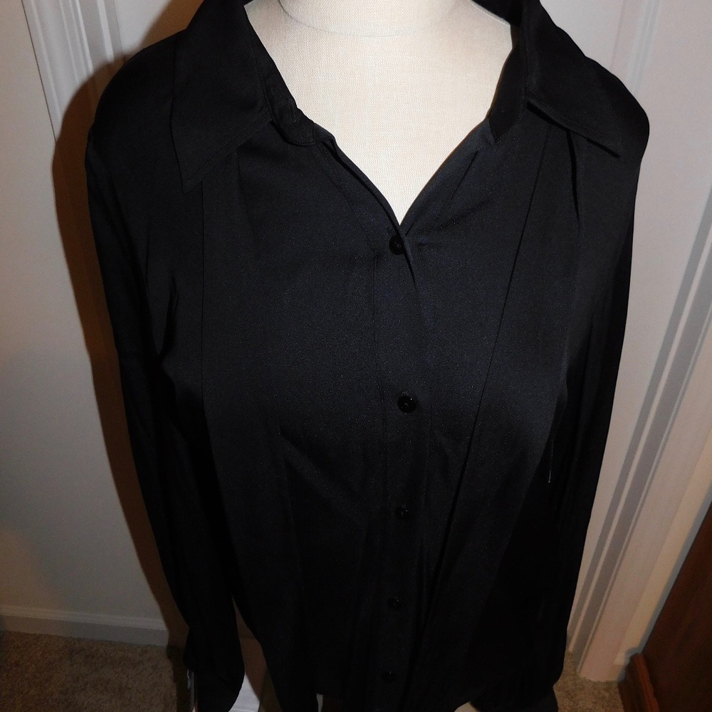 David Meister NWT Size 14 Silk/ Spandex Retail $280 Black